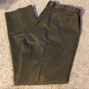Savane 38/34 Classic Fit Dark Khaki Pants